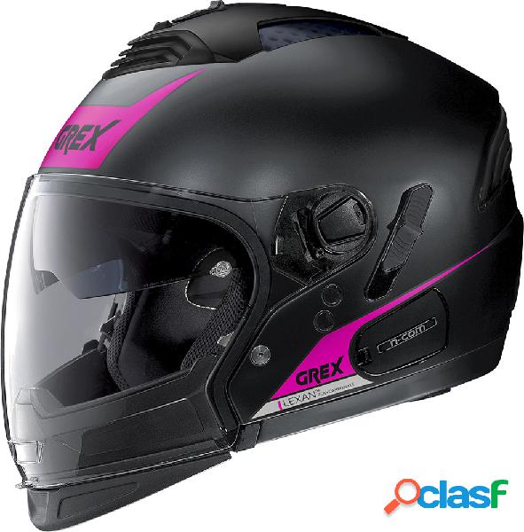 Casco modulare Grex G4.2 PRO VIVID N-COM Nero Opaco Viola