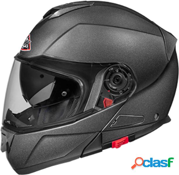 Casco modulare SMK Glide Basic Nero Opaco