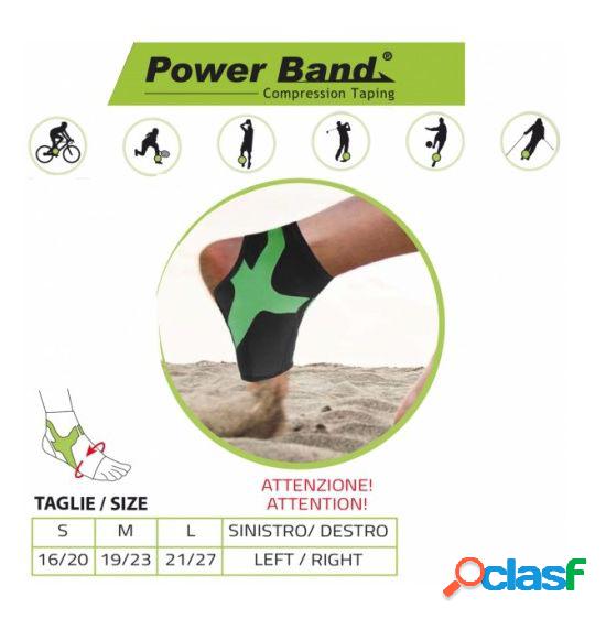 Cavigliera con power band taping