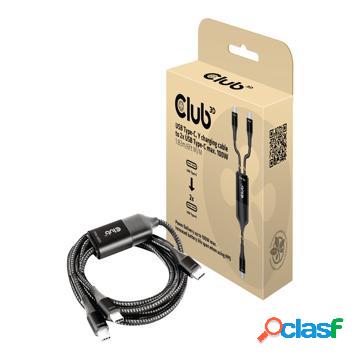 Cavo USB tipo C Club 3D - 1.83m - Nero / Bianco