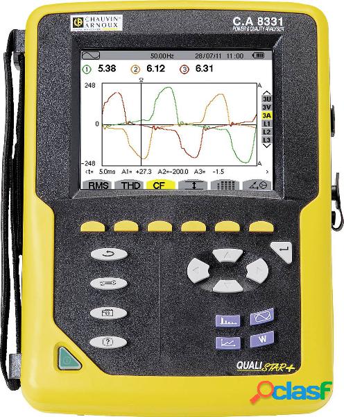 Chauvin Arnoux C.A 8331 Analizzatore di rete 3 fasi con