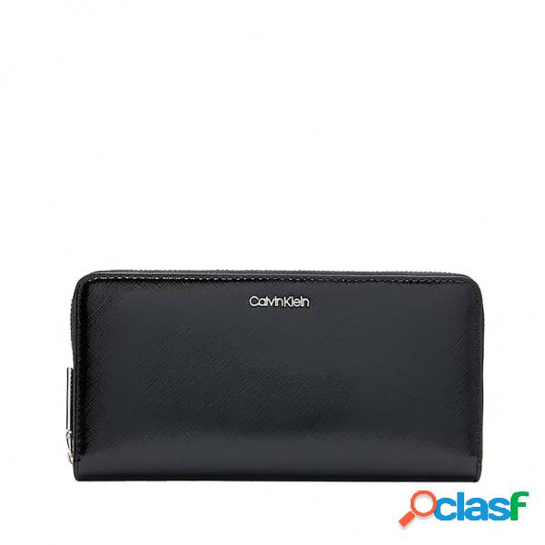 Ck Cartera K60K609999 Bax Must Z/a Lg Saffiano Ck Black