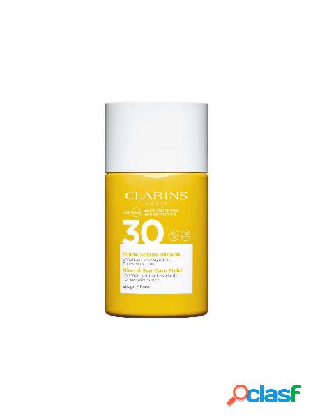 Clarins fluido solare minerale viso uva/uvb 30 30 ml