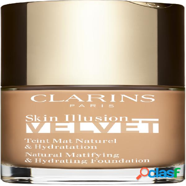 Clarins skin illusion velvet fondotinta 107c beige