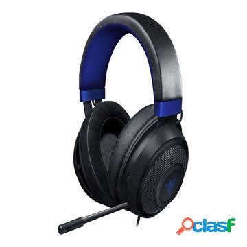 Cuffie con cablaggio Razer Kraken per console - Nero / Blu