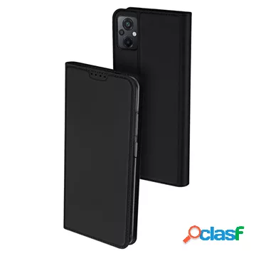 Custodia Flip Dux Ducis Skin Pro per Xiaomi Poco M5 - Nera