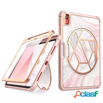 Custodia Ibrida Supcase Cosmo per iPad (2022) - Marmo Rosa
