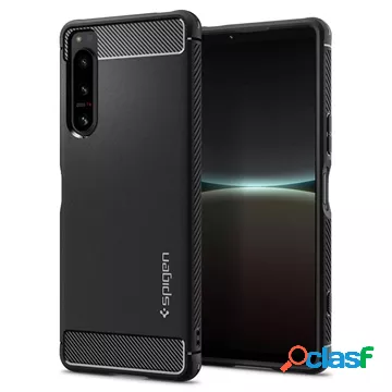 Custodia Spigen Rugged Armor per Sony Xperia 5 IV - Nera