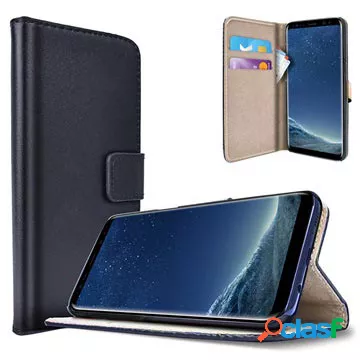 Custodia a portafoglio classica per Samsung Galaxy S8 Saii -