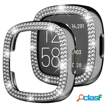 Custodia con Strass Decorativo per Fitbit Versa 4/Sense 2 -