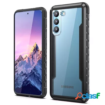 Custodia ibrida per Samsung Galaxy S22 5G serie Grip - nera