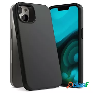 Custodia in Silicone Liquido Ringke per iPhone 14 - Nera