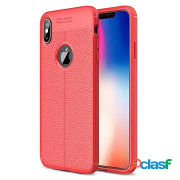 Custodia in TPU Premium Slim Fit per iPhone XS Max - Rossa