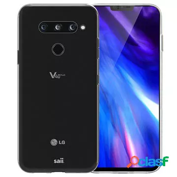 Custodia in TPU Saii Premium Antiscivolo per LG V40 ThinQ -