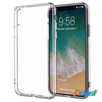 Custodia in TPU di cristallo antiscivolo per iPhone X /