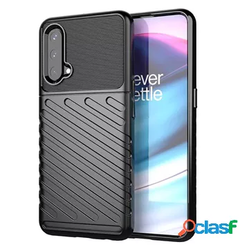 Custodia in TPU per OnePlus Nord CE 5G serie Thunder - nera