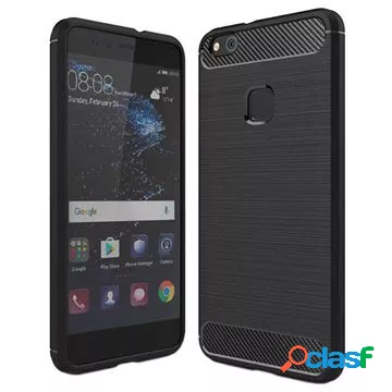 Custodia in TPU spazzolato per Huawei P10 Lite - Fibra di