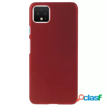 Custodia in plastica gommata per Google Pixel 4 XL - rossa