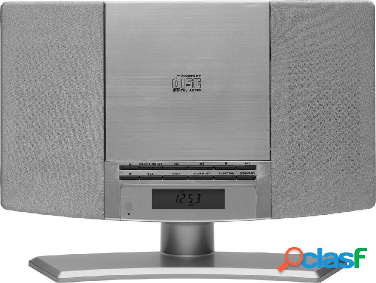Denver MC-5220 Silver Sistema stereo CD, AUX, FM, incl.