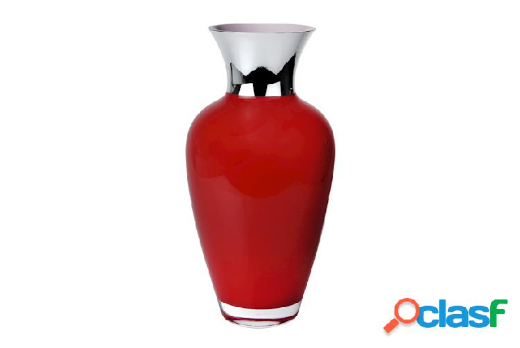 Dogale Vaso Laguna rosso argento argento rosso