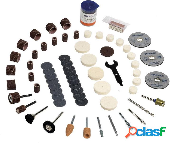 Dremel 2615S723JA Set di accessori multiuso da 100 pezzi