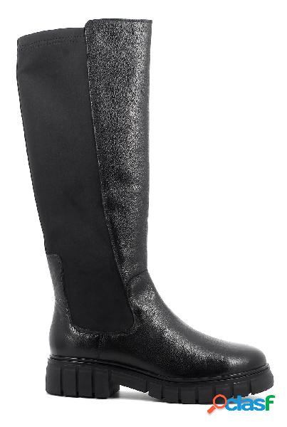 Filippo Forte Stivali platform con gambale elasticizzato e