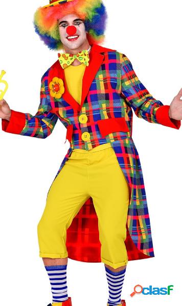 Frac da clown multicolore per uomo