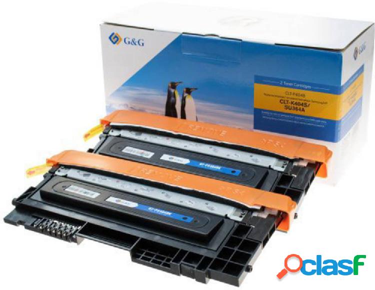 G&G Toner conf. 2 Pz. sostituisce Samsung CLT-K404S, K404,