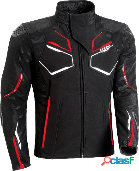 Giacca moto Ixon CELL CE Nero Bianco Rosso