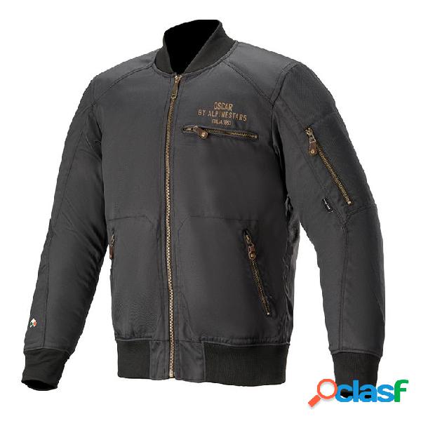 Giacca moto Oscar by Alpinestars BOMBER Nero