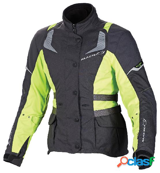 Giacca moto donna touring Macna Nova WP 3 strati grigio