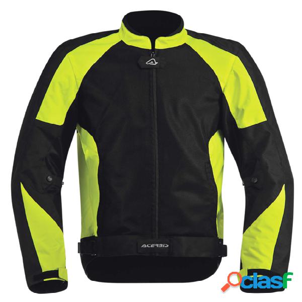 Giacca moto estiva Acerbis Ramsey My Vented Nero Giallo