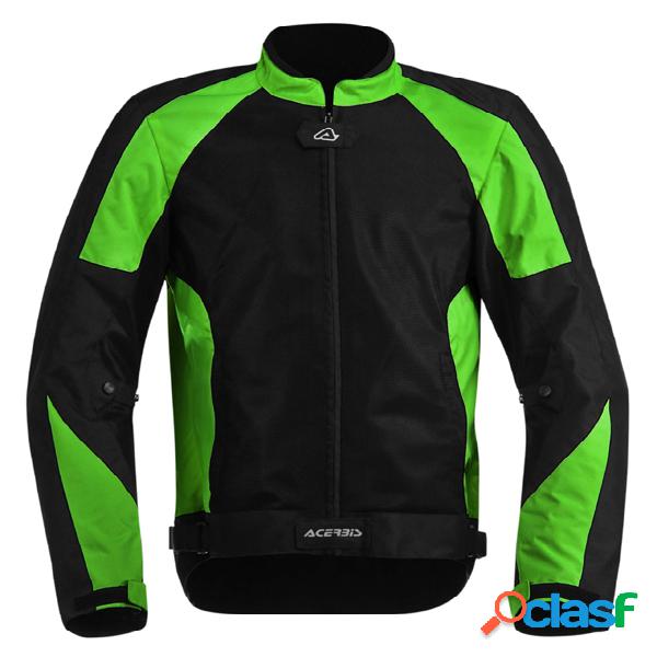 Giacca moto estiva Acerbis Ramsey My Vented Nero Verde