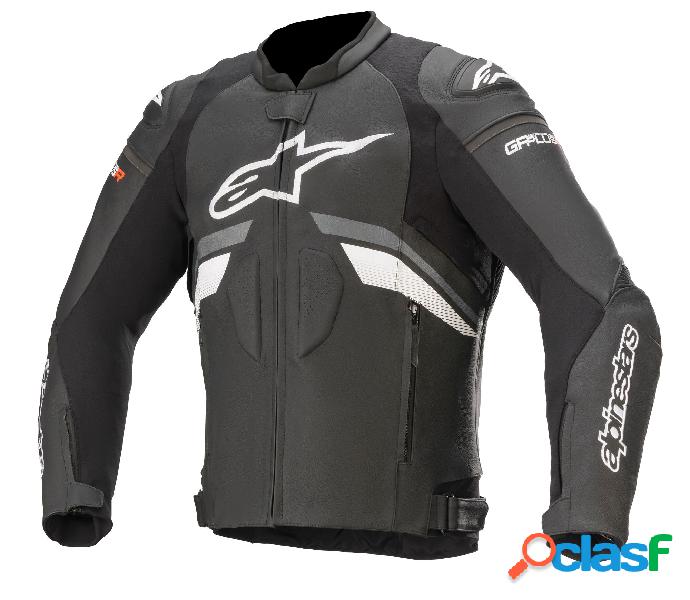 Giacca moto pelle Alpinestars GP PLUS R V3 Nero Grigio Scuro