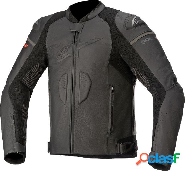 Giacca moto pelle Alpinestars GP PLUS R V3 RIDEKNIT Nero