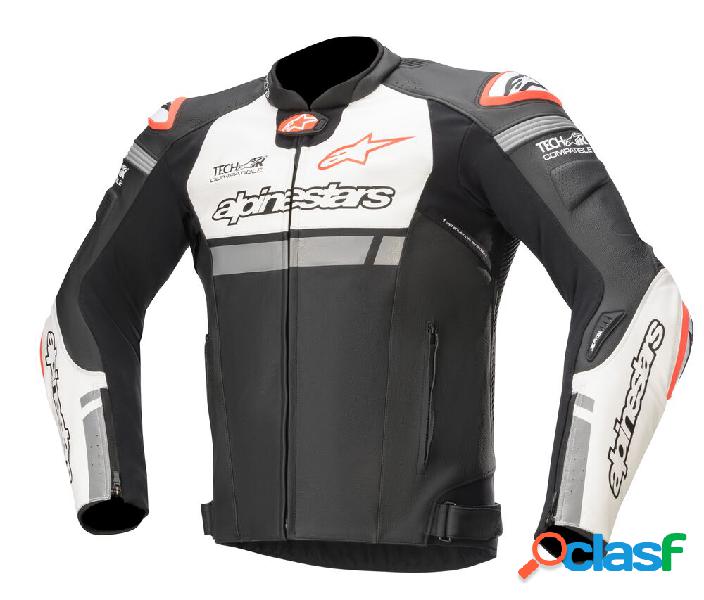 Giacca moto pelle racing Alpinestars MISSILE IGNITION