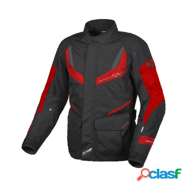 Giacca moto touring Macna Rancher Nero Rosso