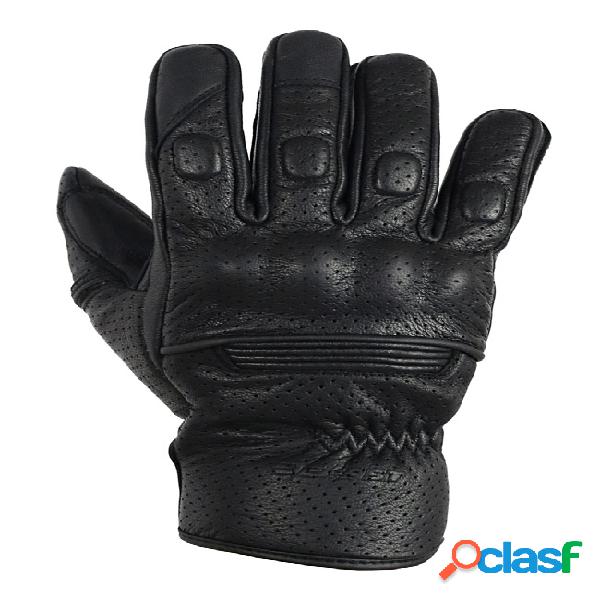 Guanti moto pelle Befast Interceptor Certificati Nero