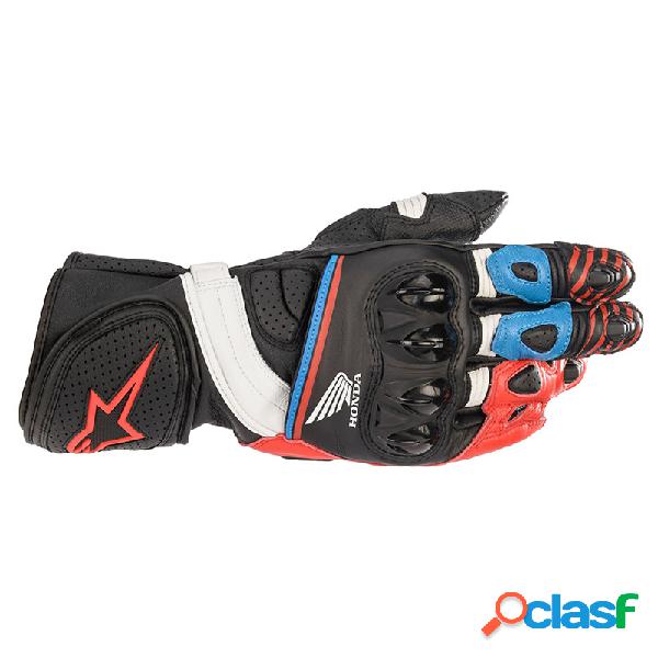 Guanti moto pelle racing Alpinestars HONDA GP PLUS R V2 Nero