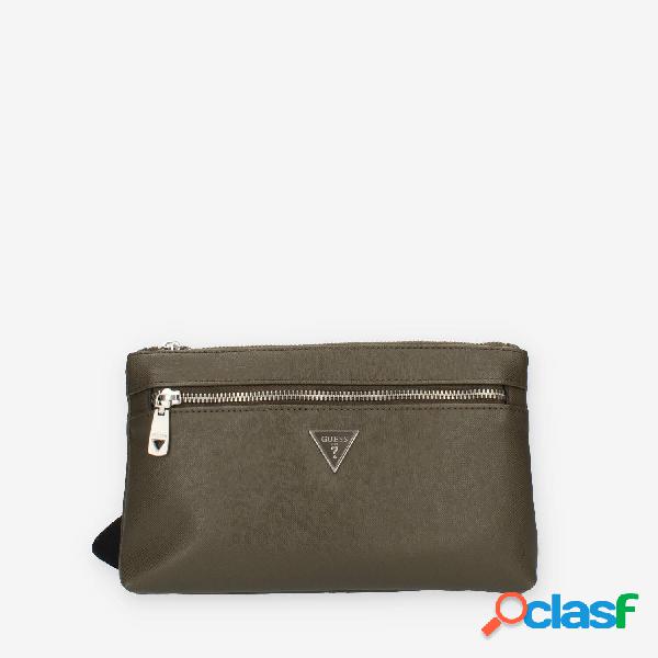 Guess Tracolla verde da uomo