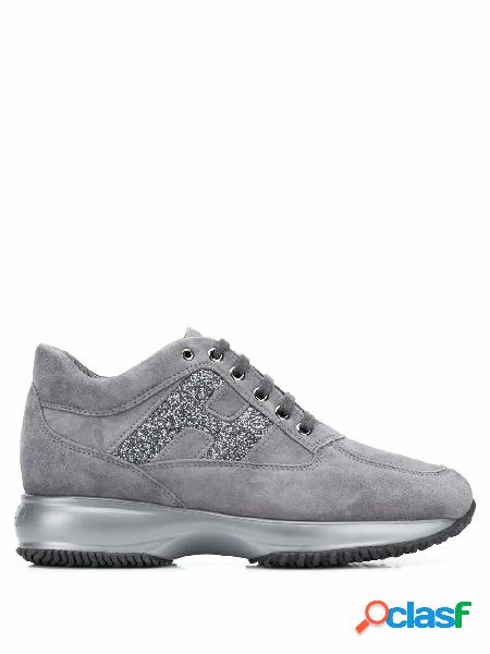 HOGAN SNEAKERS DONNA HXW00N0S360O6UB800 CAMOSCIO GRIGIO