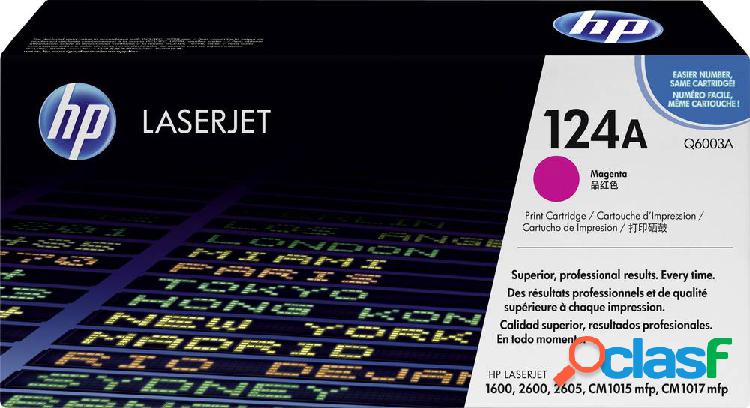 HP 124A Q6003A-O Toner Magenta 2000 pagine Originale Toner
