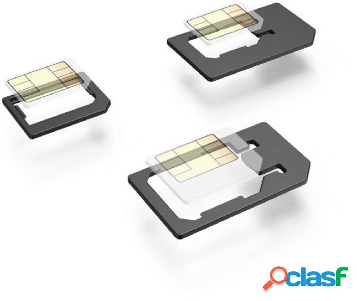 Hama Set 5-teilig Adattatore per SIM incl. ago SIM