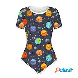 Ispirato da Divertente Cartone animato Maglietta Bodysuit