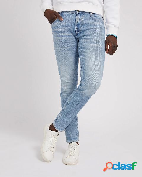Jeans Chris superskinny lavaggio chiaro bleach