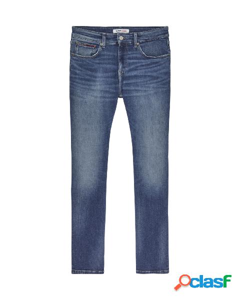 Jeans Scanton lavaggio medio stone washed in cotone stretch