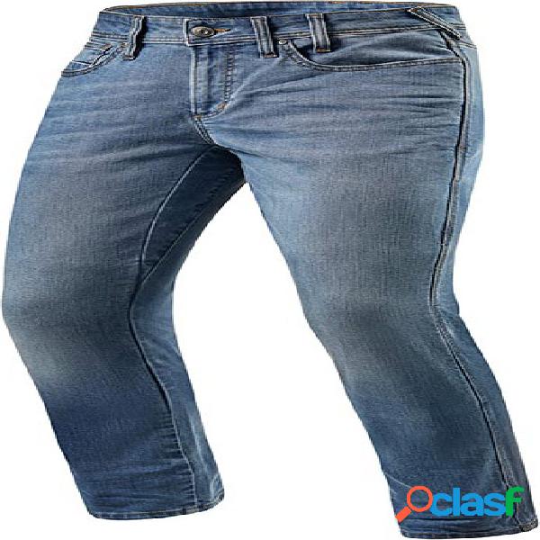 Jeans moto Revit Brentwood Azzuro Classic Slavato L32