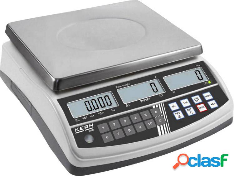 Kern CPB 15K2DM Bilancia contapezzi Portata max. 15 kg