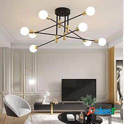 Lampadari 4/6/8 luci forme geometriche lampada a sospensione