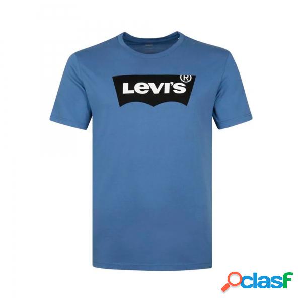 Levis Cams 22491 0368 Tm Grap Crewneck Bw Ssnl Blue